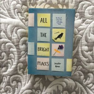 🛍 2/$14- All the bright places hardcover book